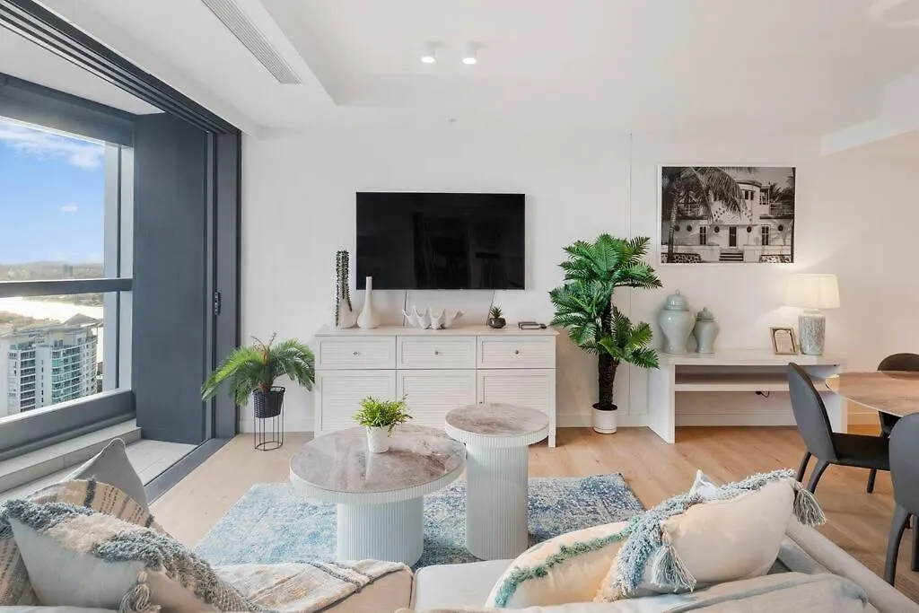 Beachfront Luxe 2Bedroom Apt With Sunset River Views 黄金海岸 0*,